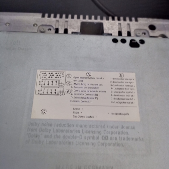 Bose Car Audio, Video & GPS Original 20 Porsche Bose Stereo System